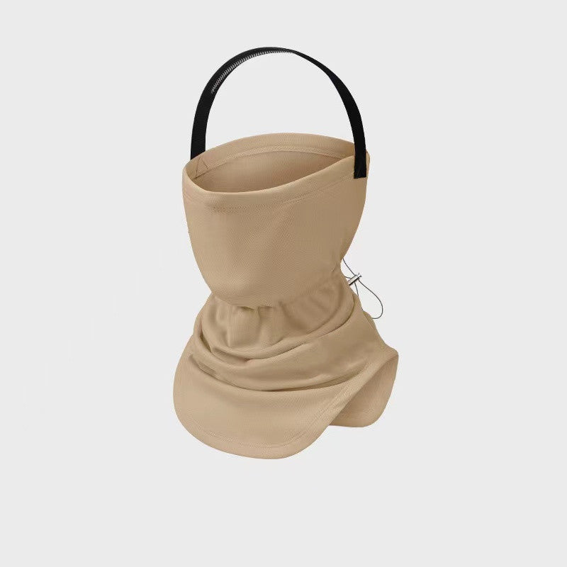 Skimasker voor neus en mond – warm, winddicht, met koordsluiting