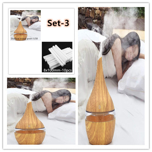 LED aroma diffuser met fijne ultrasone nevel, compact formaat