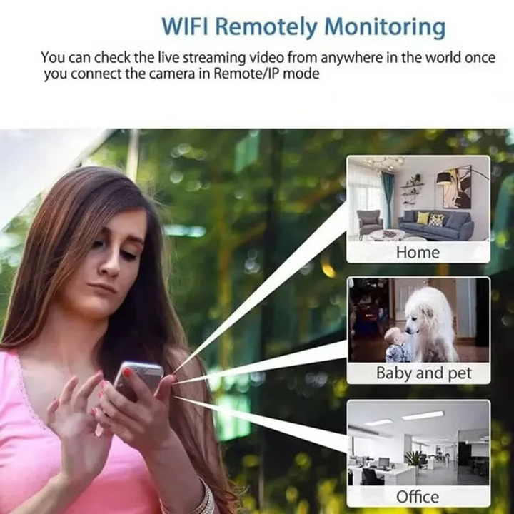 Mini-hd-bewakingscamera — moeiteloze 24/7-verbinding en bescherming