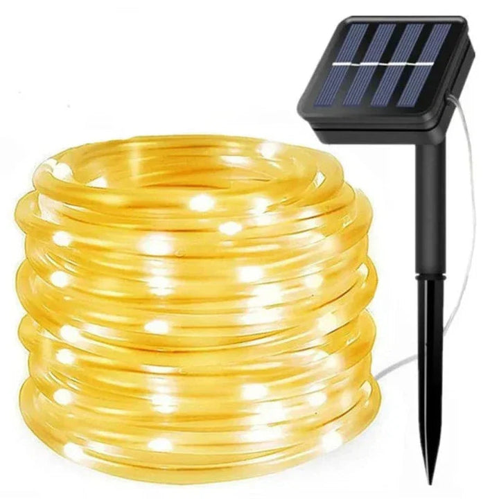 BrightGlow - Zonne-energie Lichtslinger voor Magische Tuinverlichting
