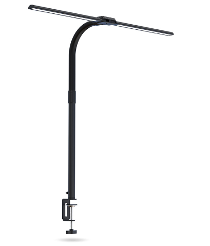 BrightGlow - Dubbele LED Bureaulamp Voor Stijlvolle Werkomgevingen