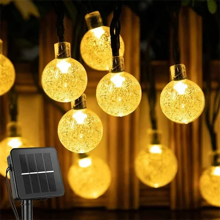 Solar-LED-lichtsnoer voor buiten met automatische verlichting