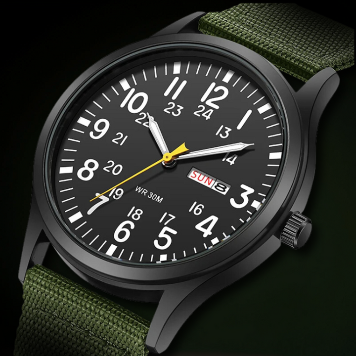 Herenhorloge Outdoor – Waterdicht 100m, Krasbestendig Saffierglas