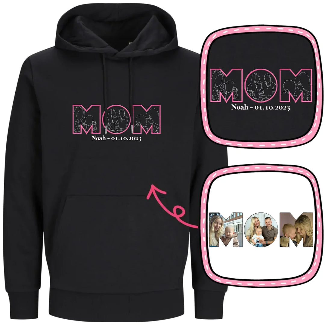 Cadeau voor Moederdag | EmbroGlow | Geef haar meer dan alleen een hoodie, geef haar een herinnering