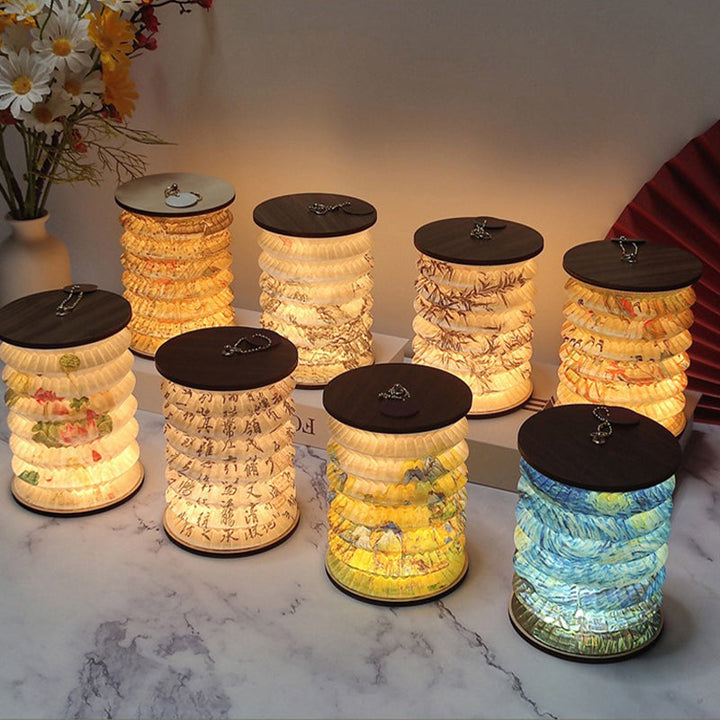 GlowLights - Klassieke Lantaarn Tafellamp met LED Verlichting