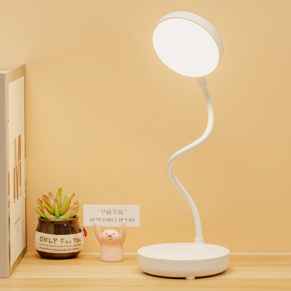 LED-bureaulamp met instelbare helderheid en flexibele hals