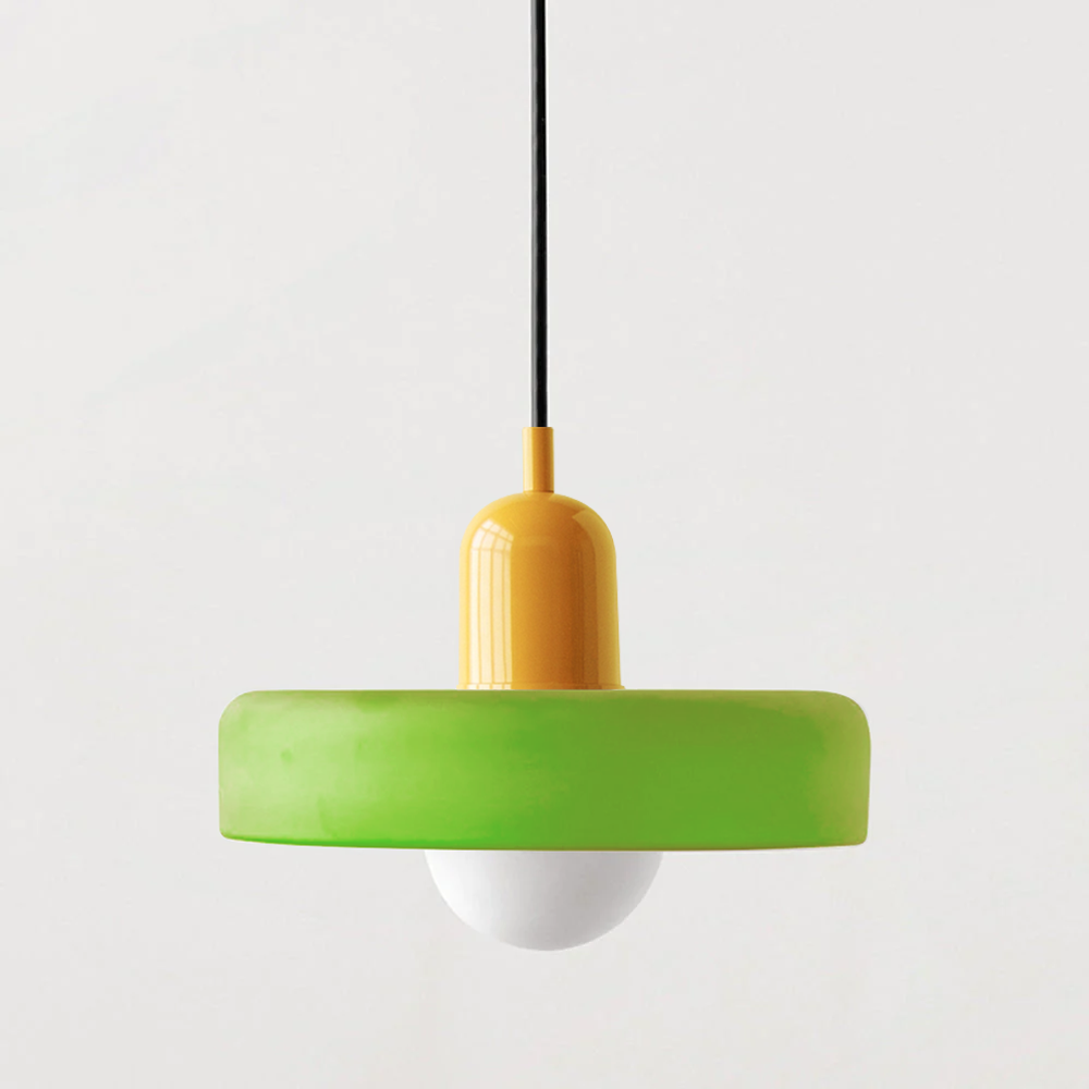 Moderne decoratieve hanglamp, gekleurde plafondhanglamp