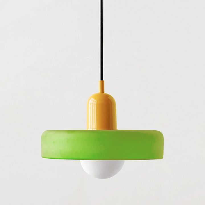 Moderne decoratieve hanglamp, gekleurde plafondhanglamp