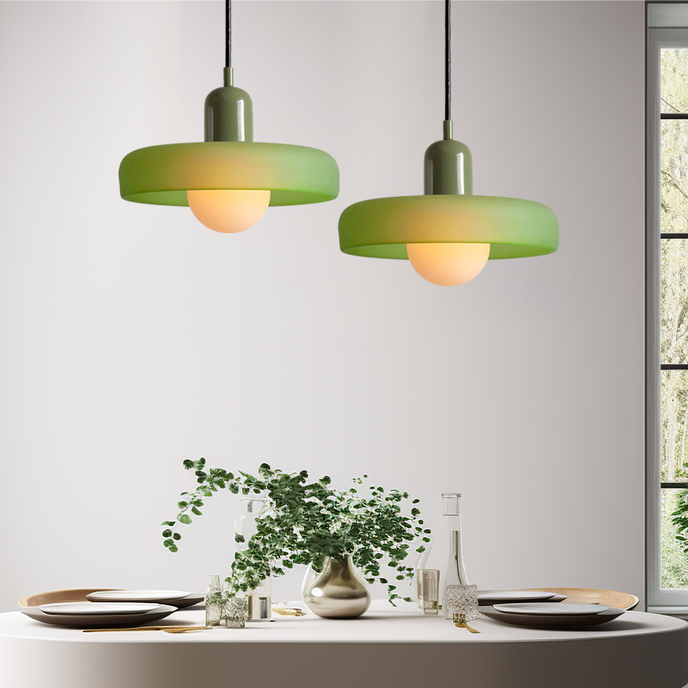 Moderne decoratieve hanglamp, gekleurde plafondhanglamp