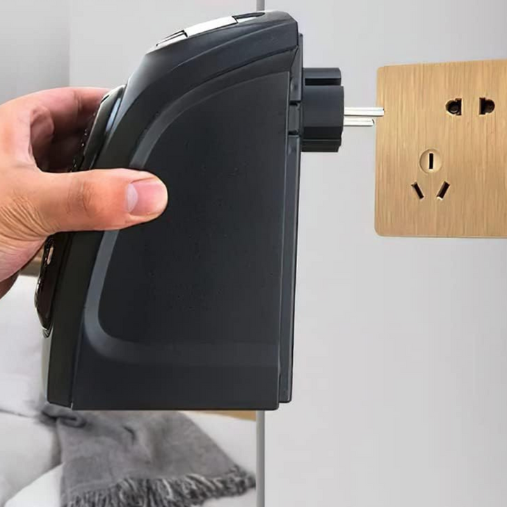 Stopcontactkachel met thermostaat en PTC-element