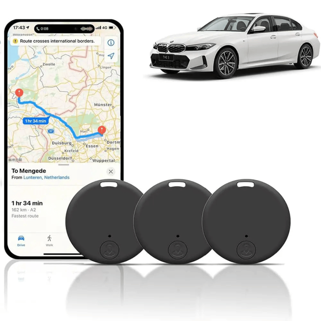 3x Mini GPS Tracker - Locator voor Auto en Sleutels