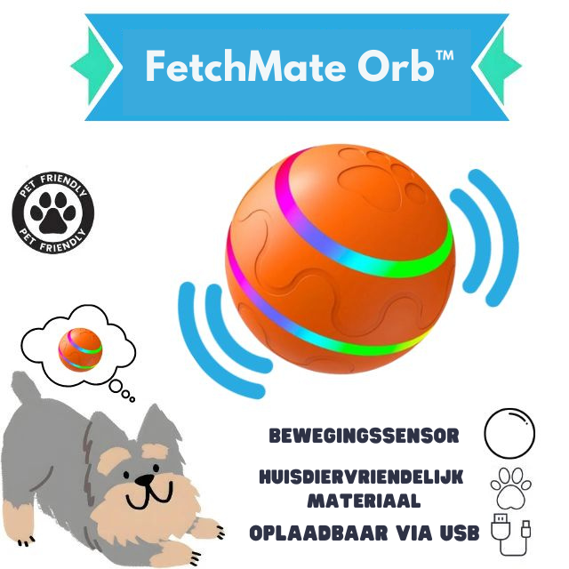FetchMate Orb™ | Vermindert angst, voorkomt verveling, bevordert lichaamsbeweging.