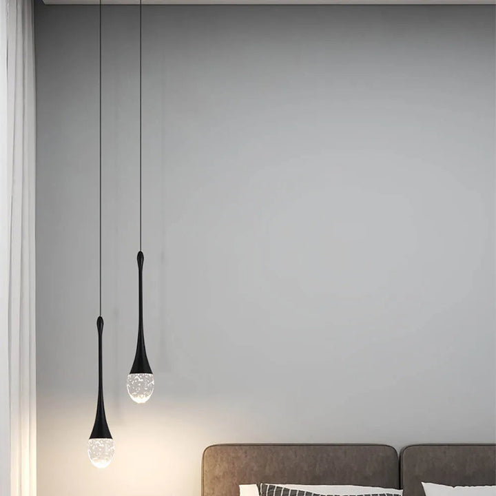 Glazen hanglamp met warm licht - Vetra