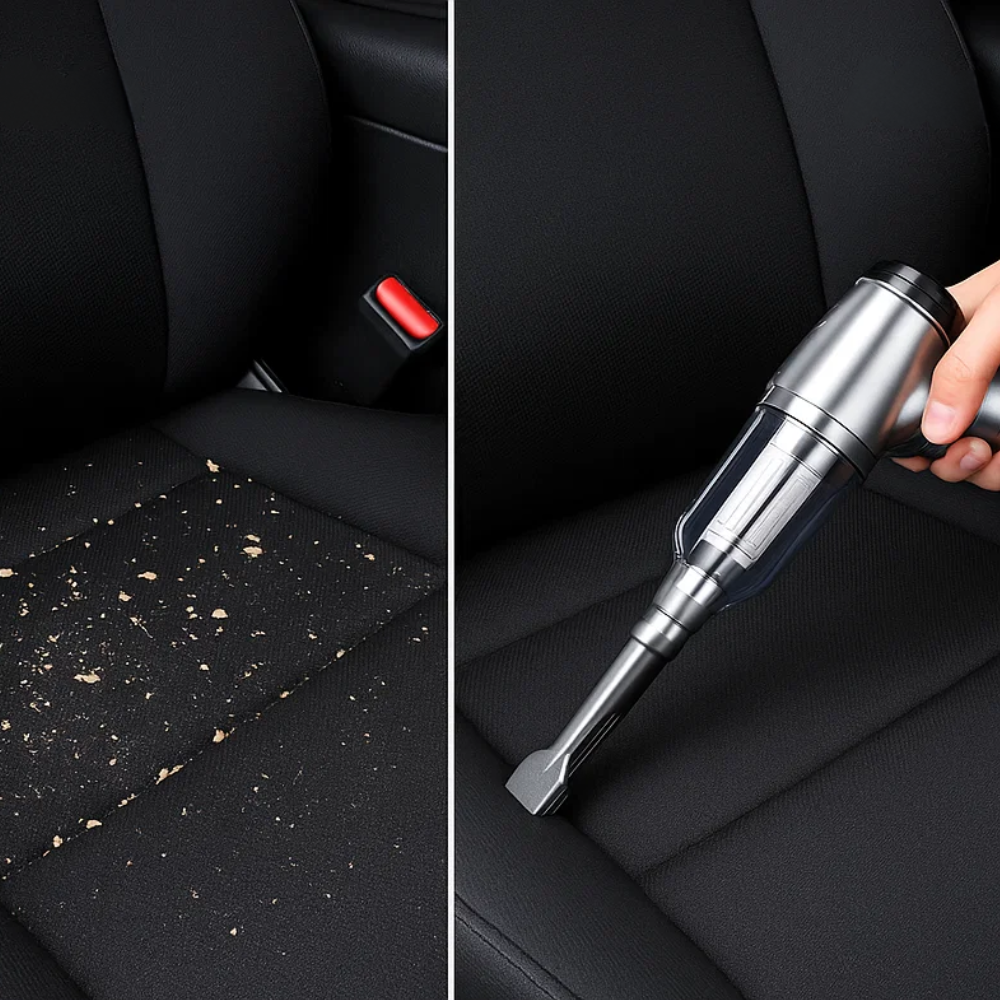 Handstofzuiger voor in de auto, krachtig en compact autoreinigingsapparaat