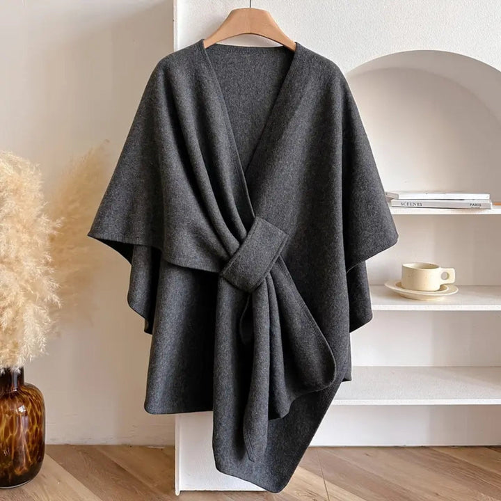 Stijlvolle niet-elastische sjaalcollar jas met comfortabele val