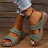 Sandalen voor de zomer met dubbele riem voor dames