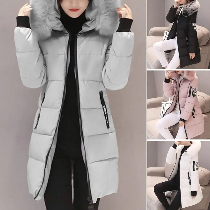 Comfortabele winddichte winterjas voor dames - Elinora