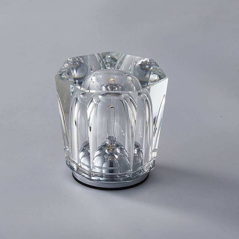 LuminousGlow - Moderne Kristal LED Tafellamp Voor Elegante Verlichting