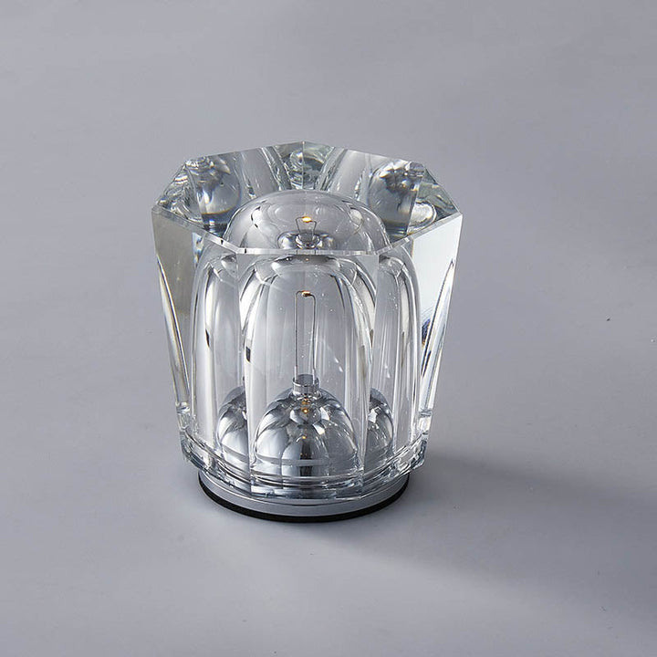 LuminousGlow - Moderne Kristal LED Tafellamp Voor Elegante Verlichting