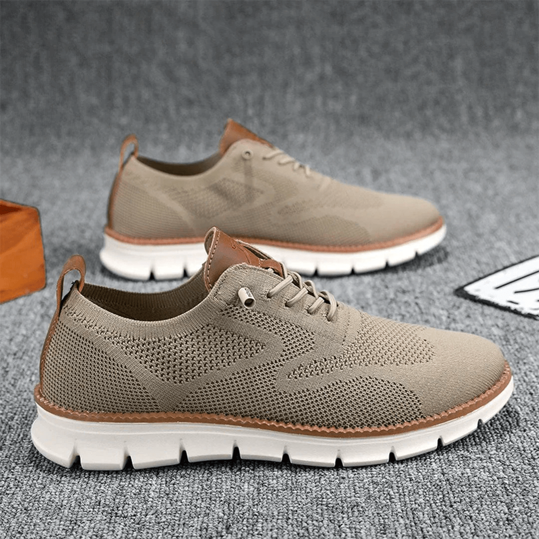 Ademende en ultracomfortabele herensneakers in minimalistisch design – Elias