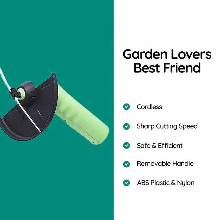 GardenPro - Draadloze Mini Grasstrimmer voor Precies Gazon- en Onkruidonderhoud
