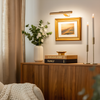 Wandlamp in galeriestijl