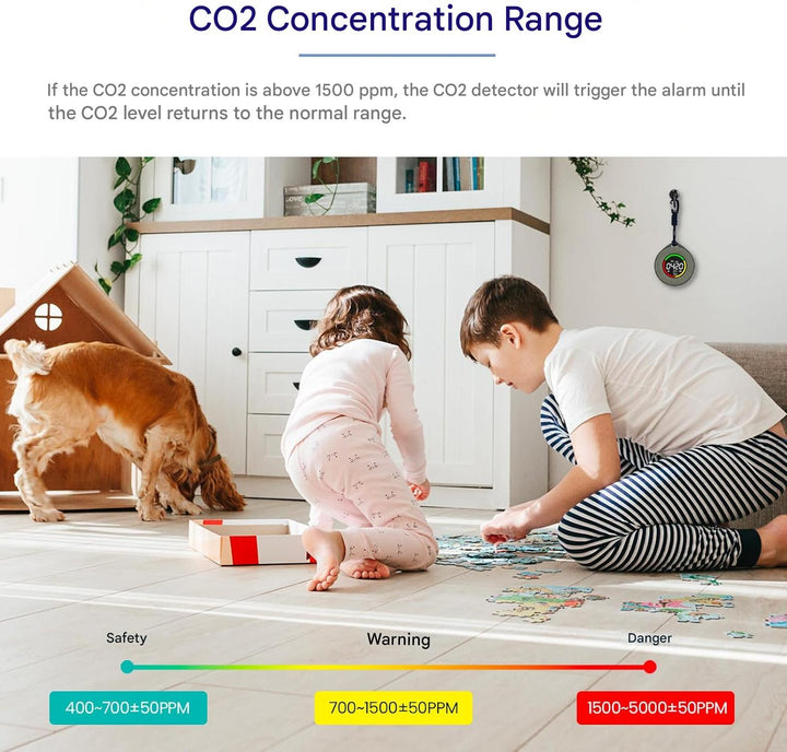 Draagbare CO2 Detector – Aervent