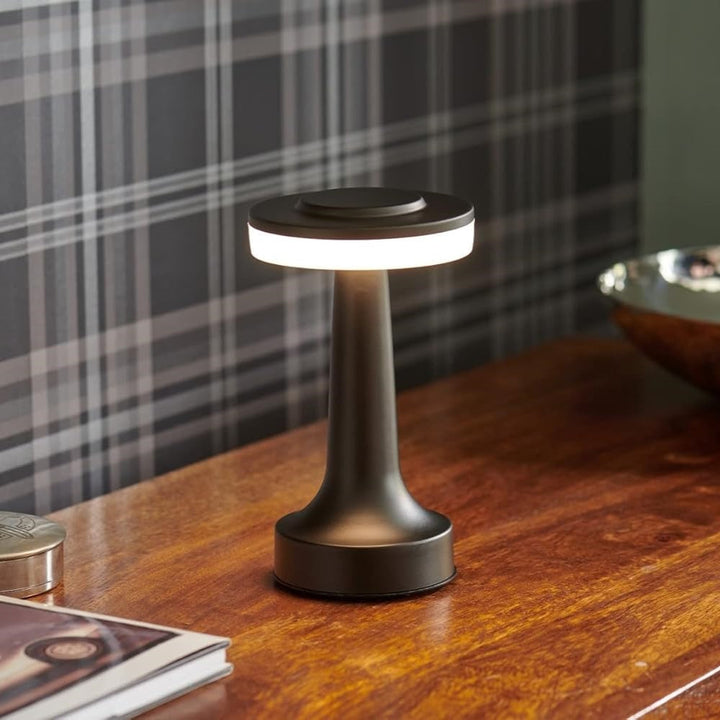 Draagbare dimbare tafellamp, elegant retro ontwerp