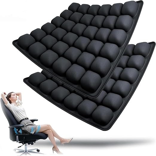 Opblaasbaar Reisstoel Kussen met Ergonomische Drukverlichting – AirComfort