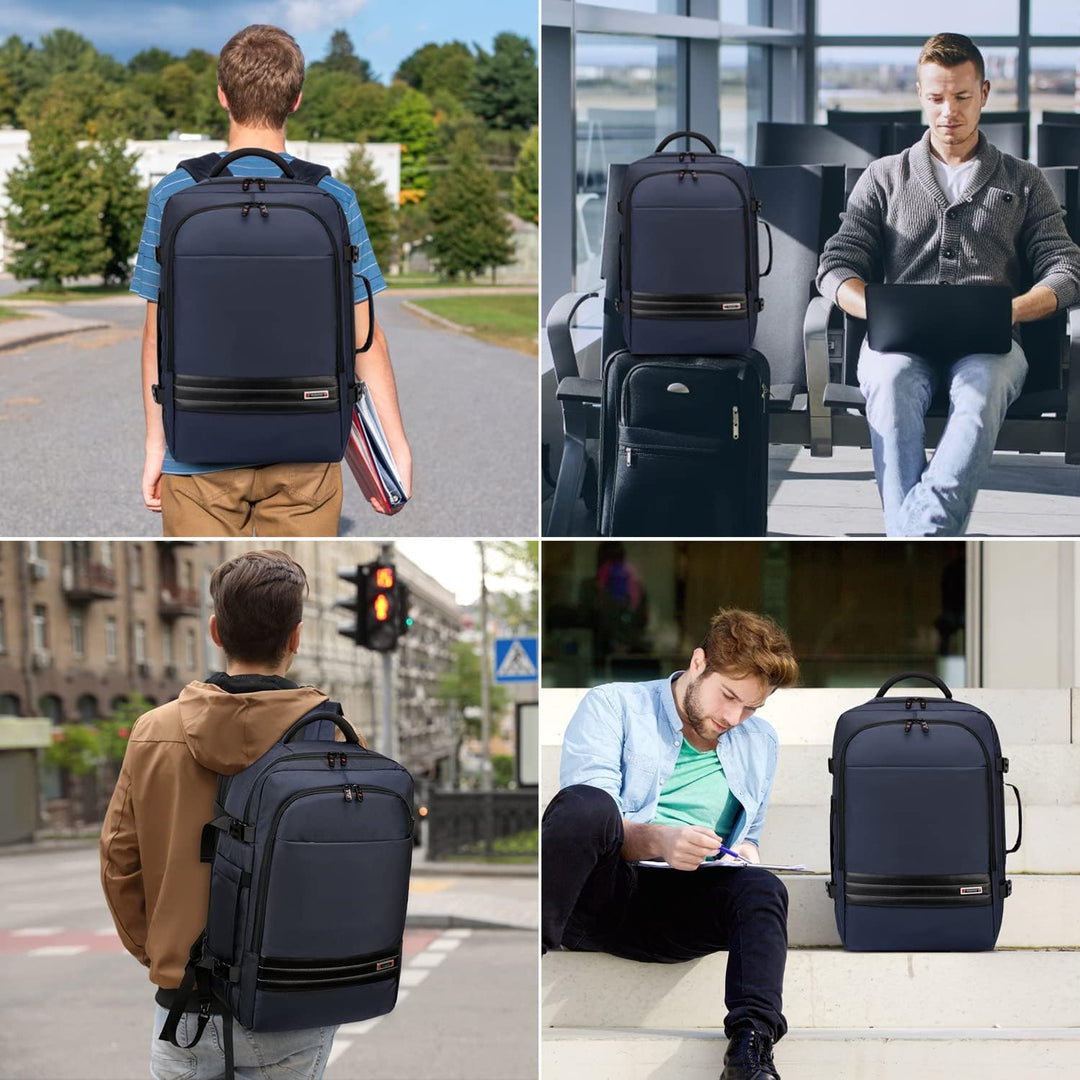 Uitbreidbare waterdichte reisrugzak van 45–55L met laptopvak van 46,5 cm