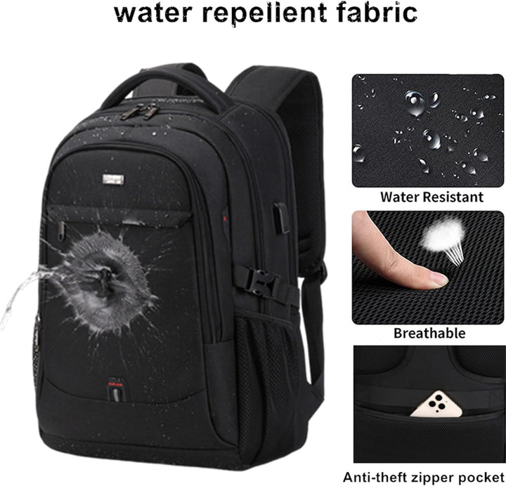 Waterdichte laptop- en reisrugzak met overzichtelijke vakken