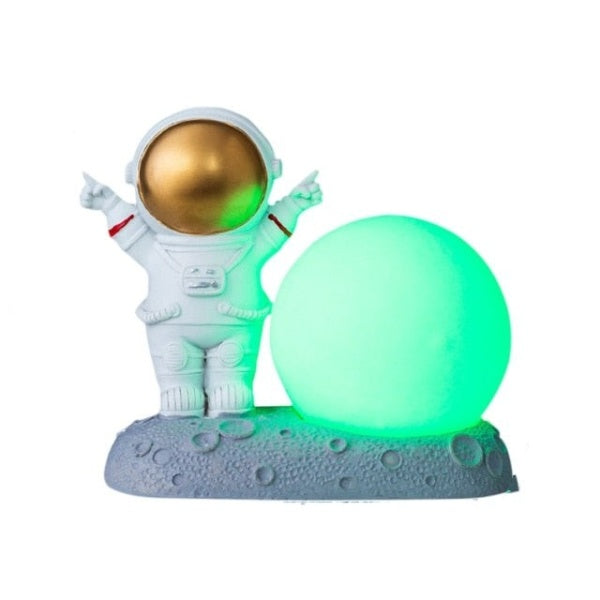 CosmoGlow - Stijlvolle Astronaut Nachtlamp Voor Rustgevende Sfeerverlichting