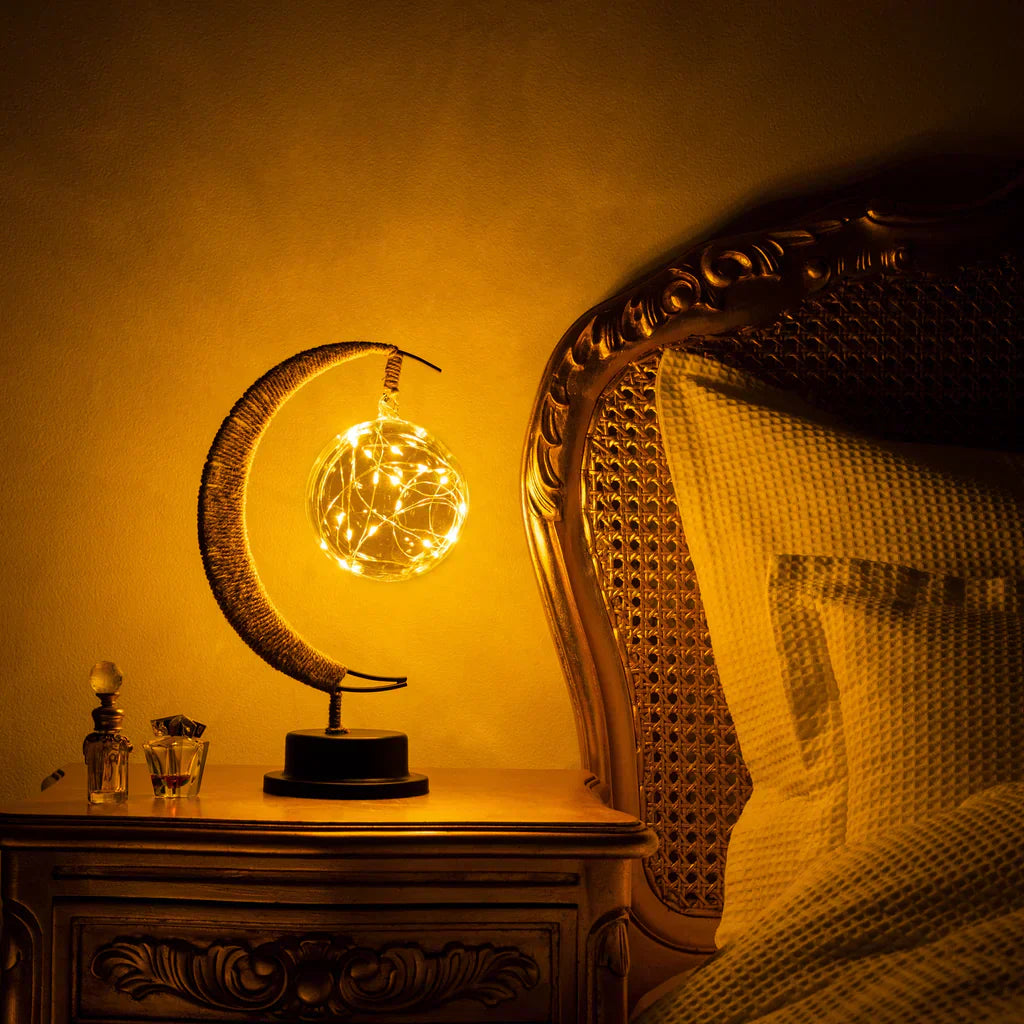 LunaGlow - Magische LED Maanlamp voor Sereen en Dromerig Licht