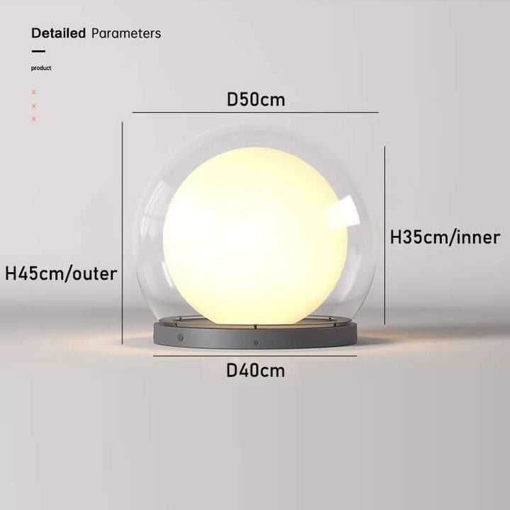 Moderne buitenlamp - Design in maanvorm
