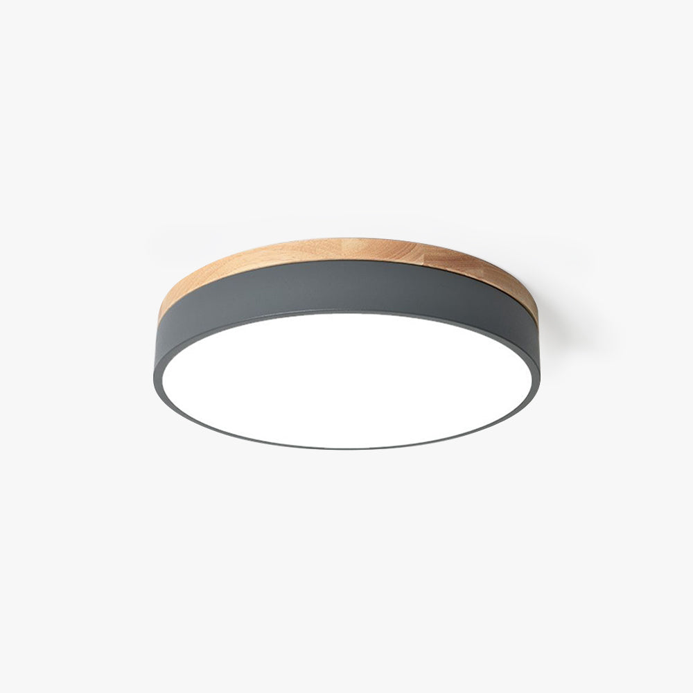 Slimme plafondlamp, rond dimbaar licht voor moderne kamers