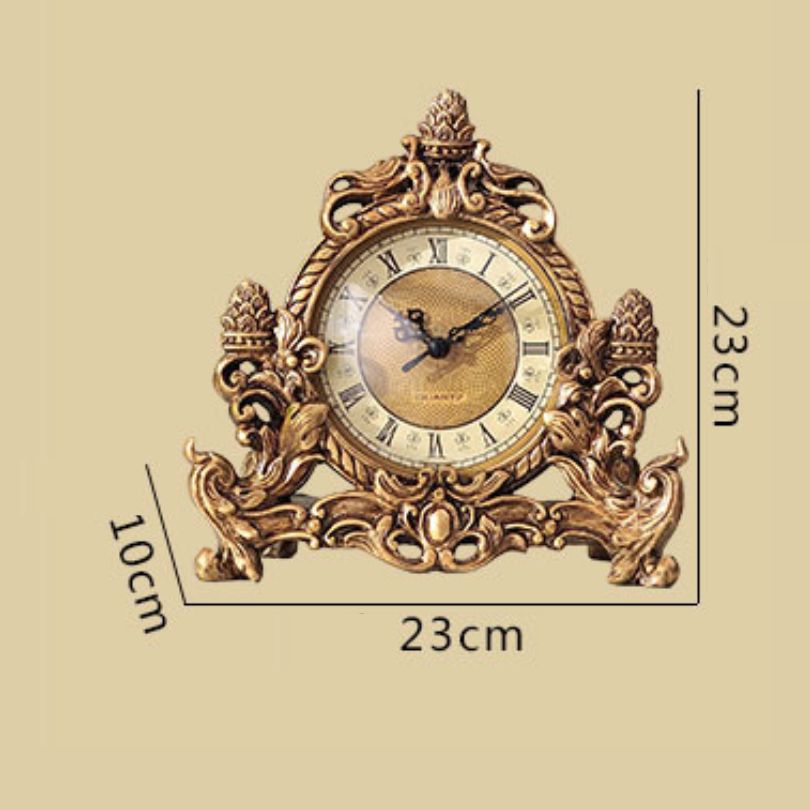 VintageEra - Stille Retro Hars Tafelklok Met Antiek Design