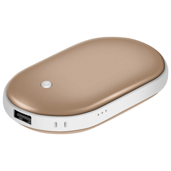 Handwarmer met powerbank van 5000 mAh, aan twee kanten warm