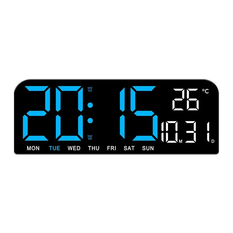 SmartTime - Digitale Wandklok Met Temperatuur, Datum en Alarmfunctie
