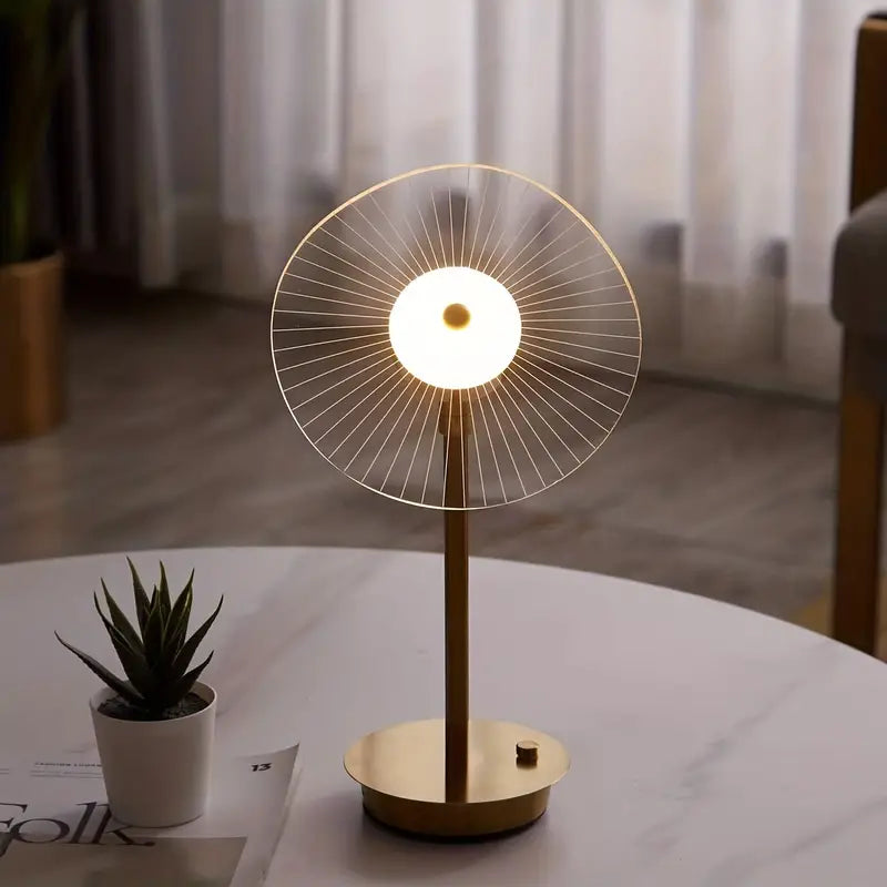 LumiGlow - Draadloze LED Tafellamp met Minimalistisch Design en Instelbare Helderheid