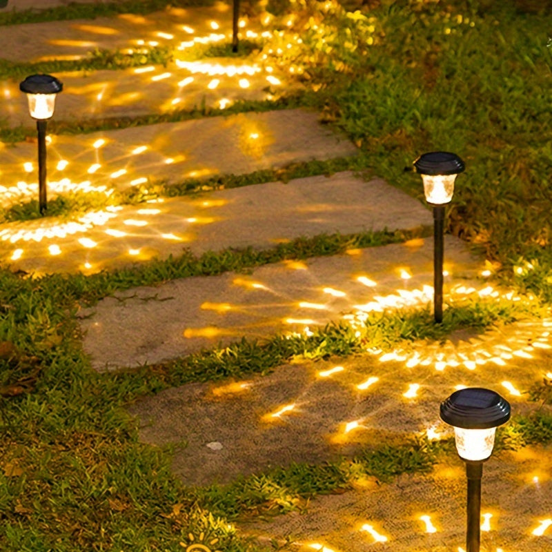 SunGlow - Zonne-energie LED Tuinlampen Set (6 Stuks) | Energiezuinig & Stijlvol