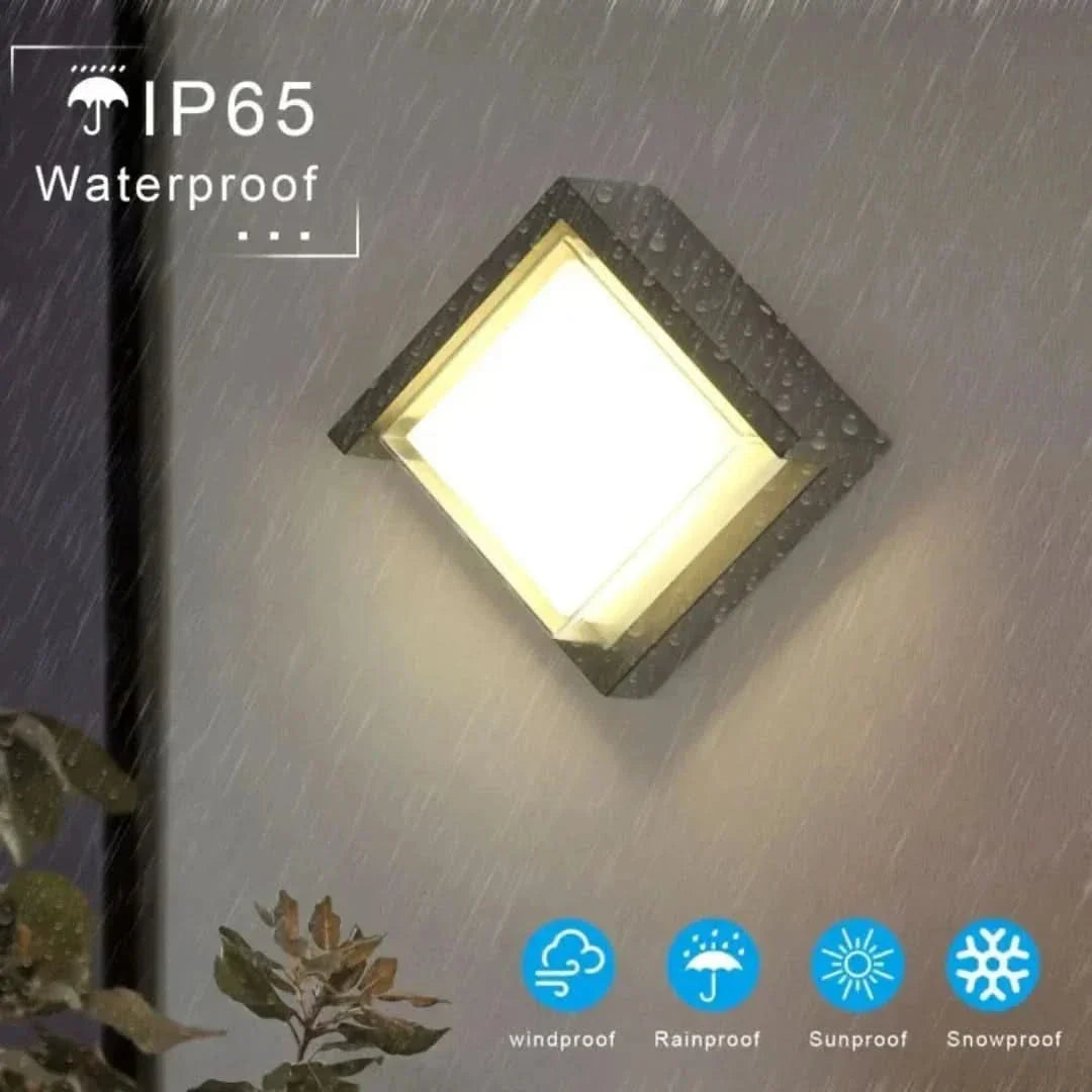 LumiBright - Weerbestendige LED Wandlamp voor Buiten IP65 - Krachtige en Stijlvolle Tuinverlichting