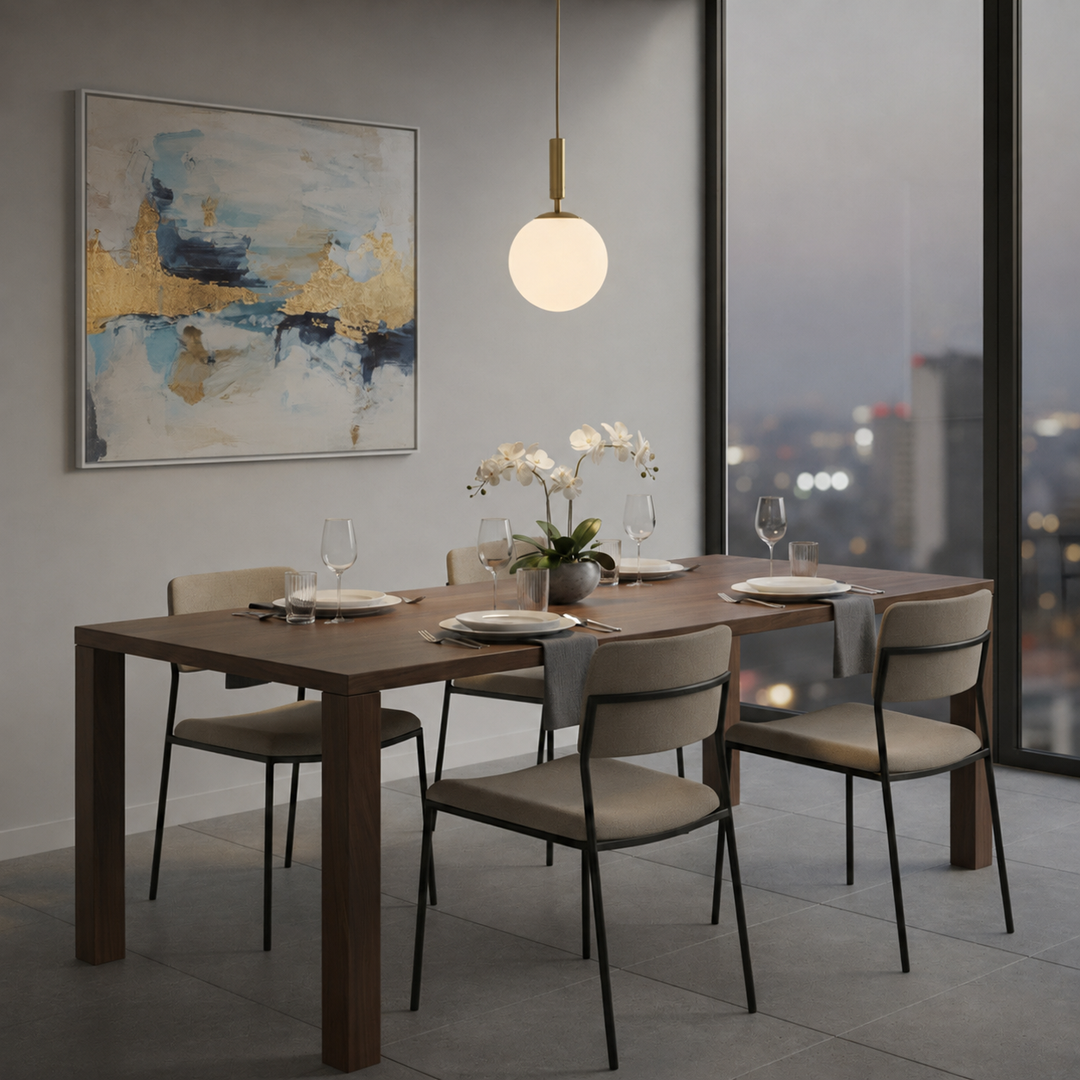 Gouden Scandinavische hanglamp