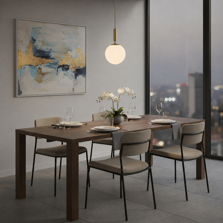 Gouden Scandinavische hanglamp