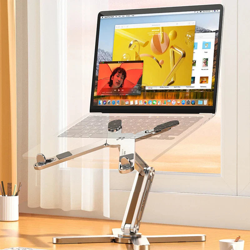 ElevatePro - Ergonomische Laptopstandaard van Aluminium voor MacBook, Tablet & iPad