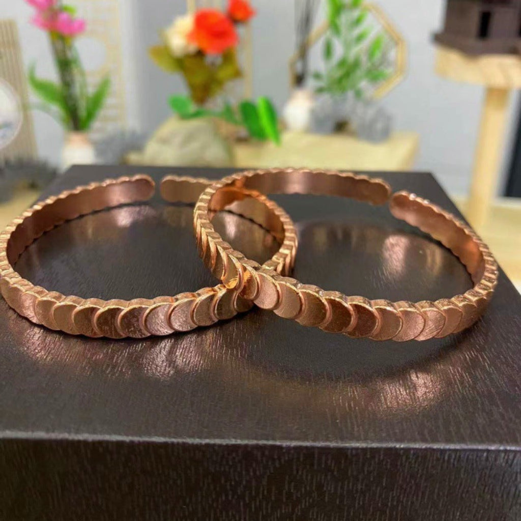 High-end Stepped Bracelet Shimmering Bangle For Women