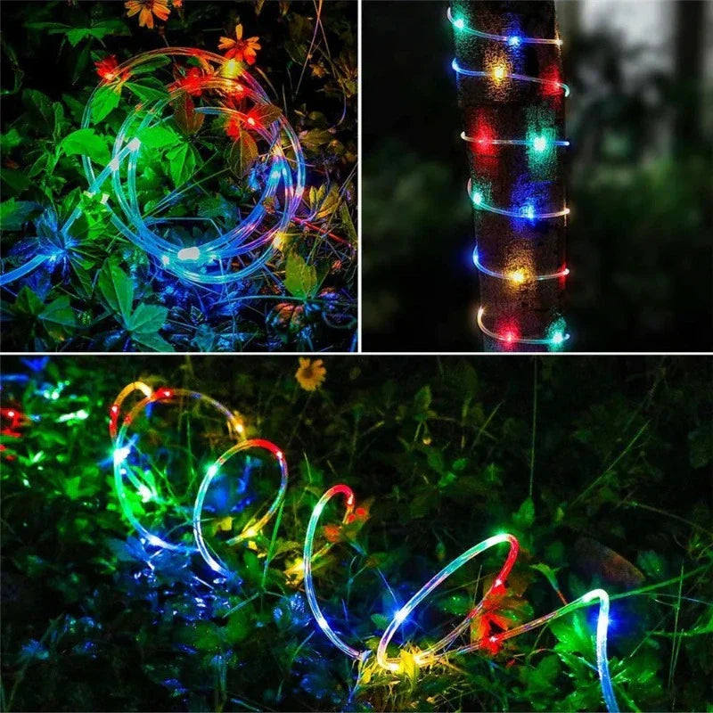 BrightGlow - Zonne-energie Lichtslinger voor Magische Tuinverlichting