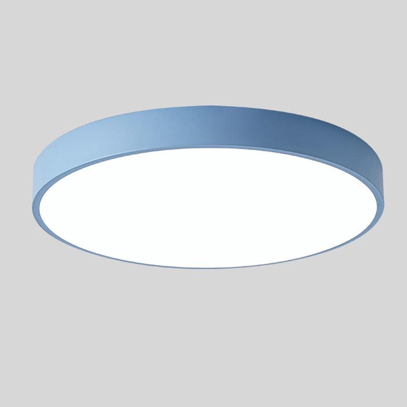 Dunne ronde plafondlamp, modern minimalistisch licht voor je huis