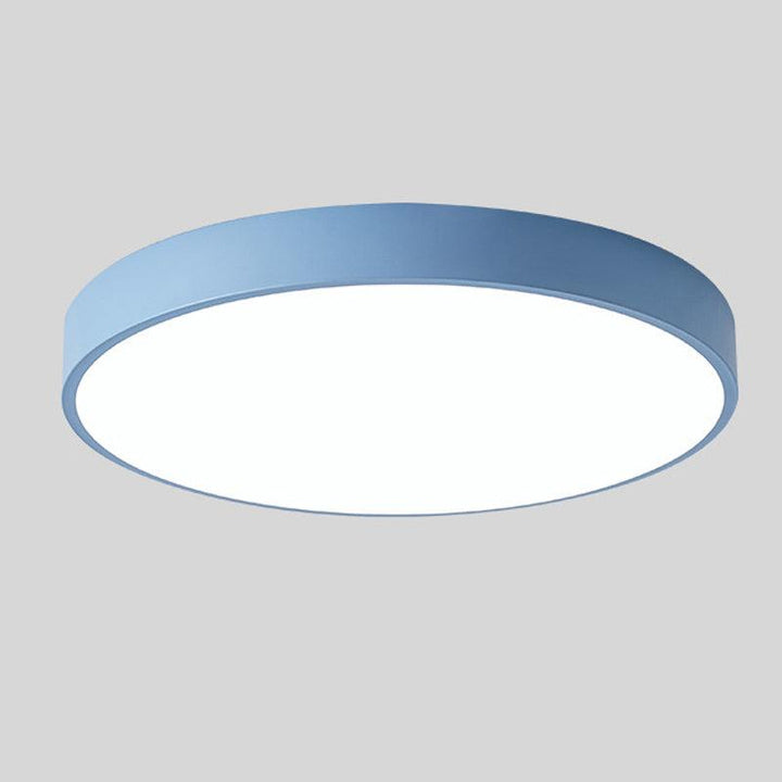 Dunne ronde plafondlamp, modern minimalistisch licht voor je huis