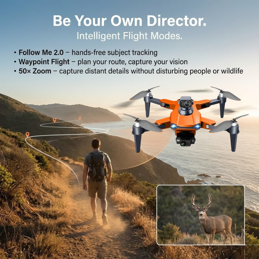 Geavanceerde RG106 Pro-drone met GPS & 8K-video