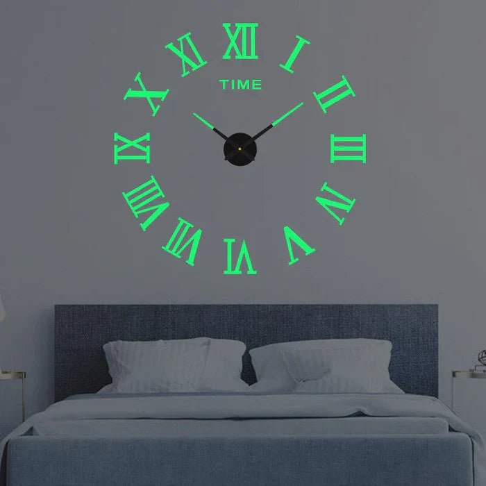 Moderne stille wandklok voor in huis, decoratief ontwerp